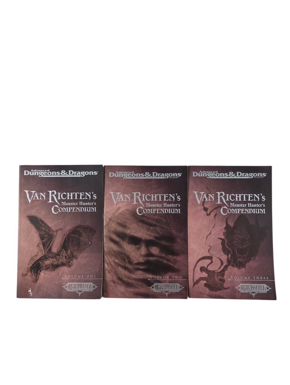 Dungeons & Dragons Ravenloft Van Richten's Monster Hunter's Compendium Vols 1-3